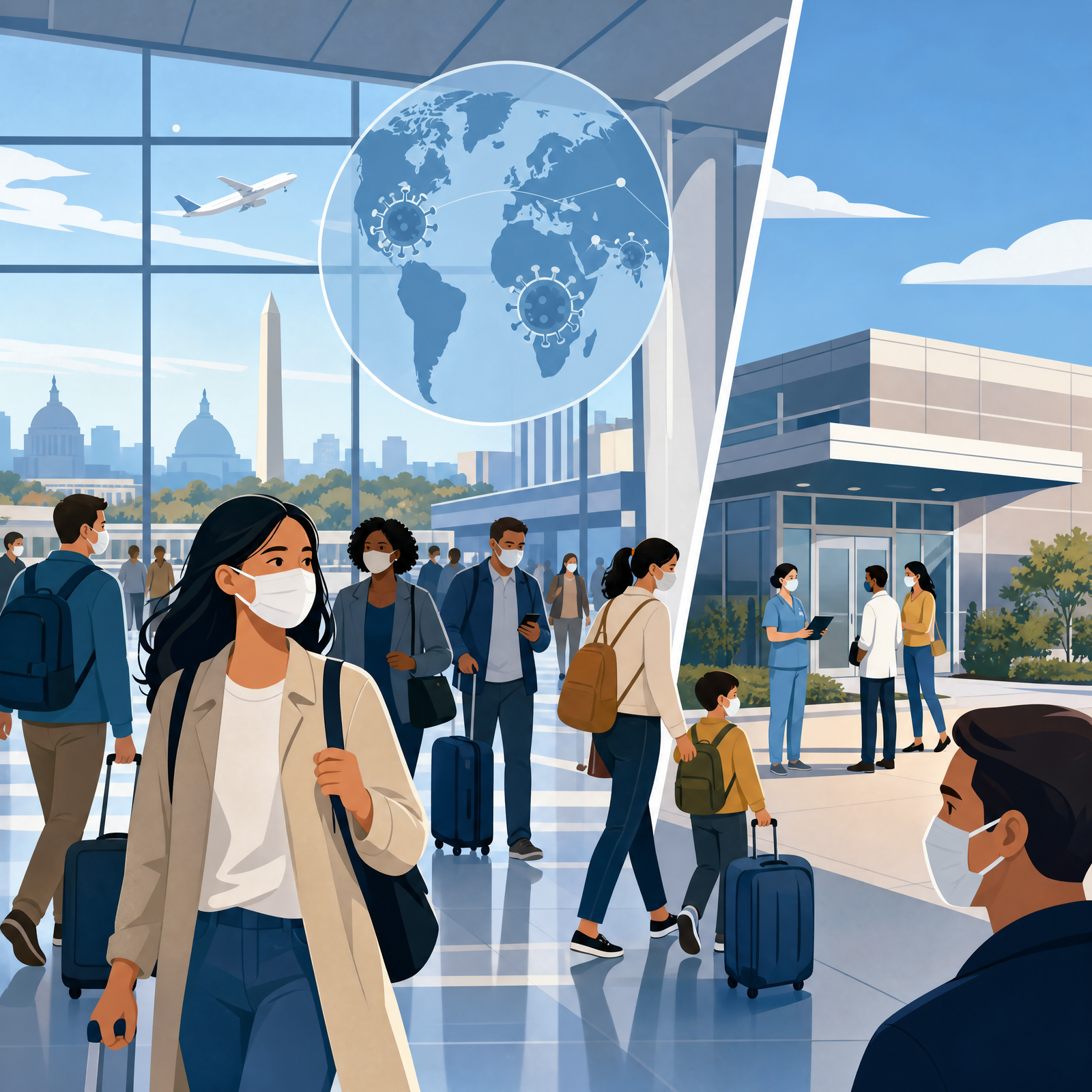 Measles Case Linked to Dulles Airport and DC Clinic